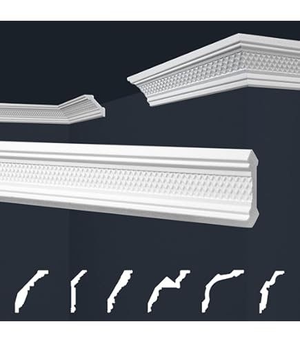 Modanature In Polistirolo Per Soffitto - 24m Totali, 35x35mm, Bianco, Facili Da Installare - Foto 9