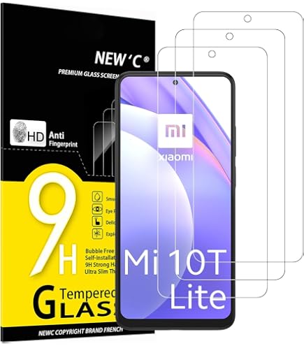 3 Pezzi Vetro Temperato 9H Per Xiaomi Mi 10T Pro – Pellicola Protettiva Anti Graffio, Senza Bolle