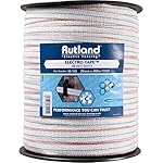 Rutland 30-145R Maxi Nastro Recinzione Elettrica, Bianco, 8.8x8.8x9.9 cm
