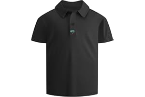 LLdress Ragazzi Polo Bambini Manica Corta Asciugatura Rapida Traspirante Polo Ragazzi Abbigliamento Sportivo Attivo Magliette Estive