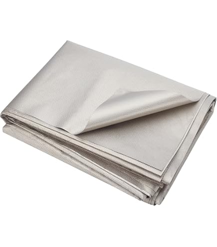 Tessuto Di Protezione EMF, EMI, Protezione RF E RFID Tessuto In Rame Nichelato EMP Isolamento Dalle Radiazioni WiFi Per Conduttivo Pastiglie WiFi, Fai-da-Te Scudo Wireless,silver-10m