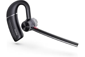 Yealink BH71 Lite - Auriculares inalámbricos Bluetooth para teléfono móvil con 4 micrófonos con reducción de ruido, 10 horas de conversación, ajustable para oídos