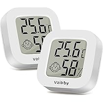 Termometro Igrometro Digitale Flintronic | Con Emoji | Monitor Temperatura E Umidità | Per Casa, Ufficio, Rettili | Batteria CR2032 Inclusa - Foto 12