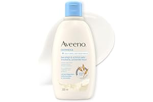 ‎AVEENO Aveeno Dermexa vegane Duschcreme seifenfreie Pflegedusche 300ml mit beruhigendem Haferkomplex für sehr trockene, juckende, empfindliche, zu Ekzemen Neurodermitis neigende Haut