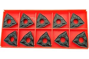 ASZLBYM 10 piezas WNMG 432-PM 4225/WNMG 080408-PM 4225 insertos de carburo indexable para mecanizado de acero inoxidable y hierro fundido, alta resistencia, alta dureza