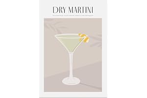 JUNOMI® Dry Martini - Poster DIN A2, cocktail, long drink, bar, bevande, cocktail set, senza cornice
