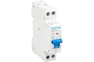 CHINT Interruptor Automatico Magnetotermico Gama UB 1P 3P 4P Domestica Curva C (1P+N, 20A)