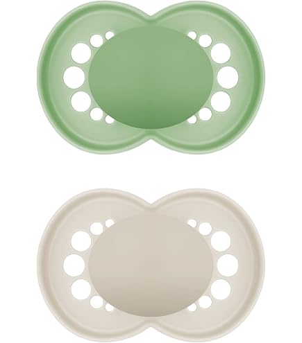 Istruzioni in lingua straniera MAM Ciuccio originale Pure in set da 2 pezzi, adatto ai denti, in materiale sostenibile e rinnovabile, tettarella in silicone SkinSoft, 0-6 mesi, procione/castoro : MAM
