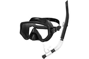 TECHO Set per Snorkeling Adulti con Maschera e Boccaglio