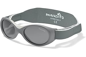Mausito Occhiali da sole 0-18 mesi I FLESSIBILI Occhiali da sole bambino e bambina con fascia regolabile I 100% PROTEZIONE UV I occhiali da sole neonato ultraleggeri senza BPA I Progettati in Europa