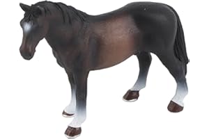Cheval Figurine Jouet Simulation Collection De Jouets d'animaux Miniatures Figurine Modélisme Cheval Jouet Modèle Animal Ornements pour La Maison Accessoire (#3)