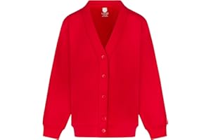 MISS CHIEF Girls School Cardigan Fleece Sweatshirt Uniform Schoolwear Age 2 3 4 5 6 7 8 9 10 11 12 13 14 + Adult Sizes