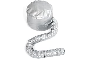 BARAC Gorro tipo Casco para Secar el Pelo, Gorro de Secado Suave, Vaporizador de Pelo Ajustable sin manos, utilizado para Secar, Peinar, Rizar y Acondicionar profundamente