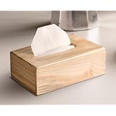 Classyo Wooden Tissue Box Holder for Home, Tissue Paper...