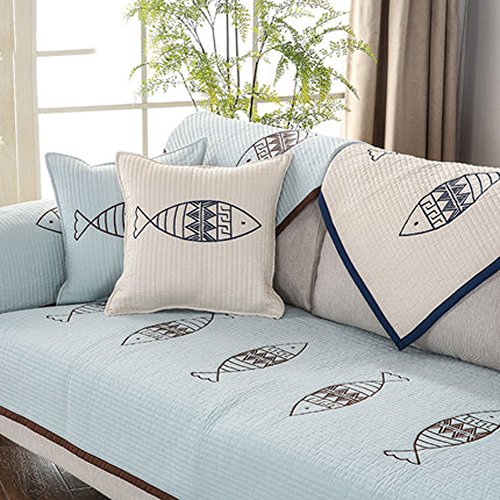 J&DS Sofa Slipcovers 2 3 4seater Cotton Sofa Covers Non Slip For Livingroom,Bedroom Rug, Floor Pad -1 piece-B 70x150cm(28x59inch)