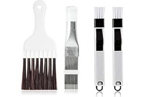 KSUKTSW 4 Pcs Peigne d'Aileron de Condensateur de Climatiseur, Brosse de Nettoyage à Ailettes Nettoyeur d'Ailettes de Climatiseur Nettoyage de Bobines de Réfrigérateur Outil de Radiateur d'Évaporateur