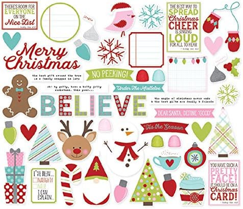 Mistletoe Kisses Bits and Pieces, Multi-Colour