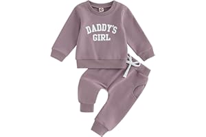Himllauen Baby Mädchen Kleidung Sweatshirt + Lange Hose Zweiteiler Babykleidung Set Kleinkind Outfits