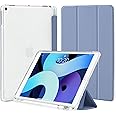 4UBonLife Custodia per iPad Air 3 10,5 Pollici 2019 e iPad Pro 10,5 2017 con Portapenne, Sottile Leggero Cover Case Retro Tra