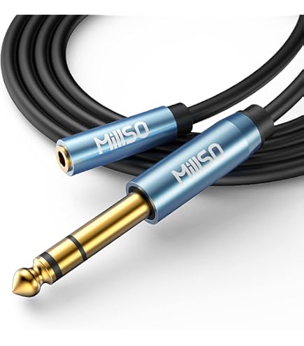 MillSO Adattatore jack per splitter da 3,5 mm per cuffie, 4 poli