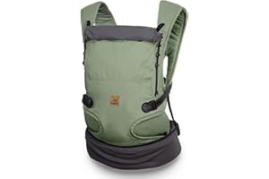 Ruckeli NEO Babytrage – Mit innovativen Magnet-Schnallen & integriertem Hüftsitz – Ergonomisch & Atmungsaktiv – Nachhaltig produziert in Tschechien – Ab Geburt