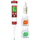 GIDIGI Food pH Meter Digital pH Meter Fermentation | hot and canned sauce, spearhead pH test probe for cooking cheese, sourdo