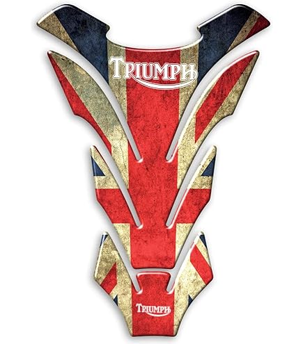 Adesivo 3D Per Serbatoio Moto Triumph Speed Triple - Resina Gel, Decorazione E Protezione, Union Jack - Foto 4