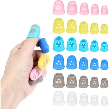 Waterproof Finger Protector Uxcell Finger Tips Anti Slip Fingertip ...