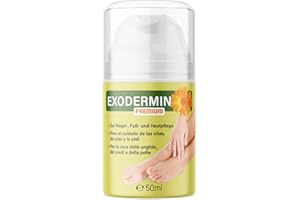 MAYPRODUCTS Exodermin Premium Cream - contenuto 50 ml / crema piedi per la cura quotidiana di unghie, piedi e pelle / in un pratico dispenser a pompa. (1x)