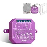 LoraTap WLAN-Schalter Modul Pro, mit Verbrauchszähler, Wechselschalter, Relais, 3680 W, 16 A, intelligenter Schalter, Fernbed