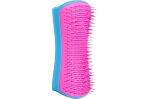Tangle Teezer | Pet Teezer | De-Shedding and Dog Grooming Brush | Dry Brush or Dog Bath Brush | Blue & Pink