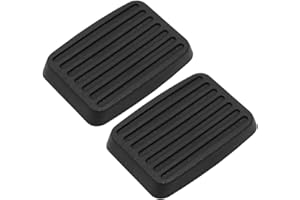 BIAREN Lot de 2 coussinets de pédale de frein et d'embrayage en caoutchouc pour Hyundai I10 Getz Accent Elantra Excel Tiburon Scoupe Lantra 3282524000 (véhicules manuels)