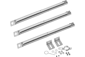 通用 Quemador universal de acero inoxidable de Vnierxful de 31 a 44 cm para Napoleon Triumph 410, taino gas grill 2 quemadores, barbacoa de gas de barbacoa de gas, Landmann, tarrington