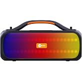 Lecoo DS155 30W Kablosuz Bluetooth 5.0 RGB Aydınlatmalı IPX5 Suya Dayanıklı TWS Stereo Boombox Taşınabilir Hoparl&ouml;r Siyah