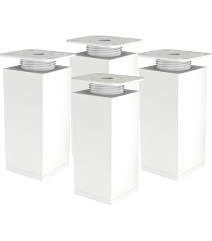 sossai® Exklusiv small - Aluminium meubelpoten | E3MF | Set van 4