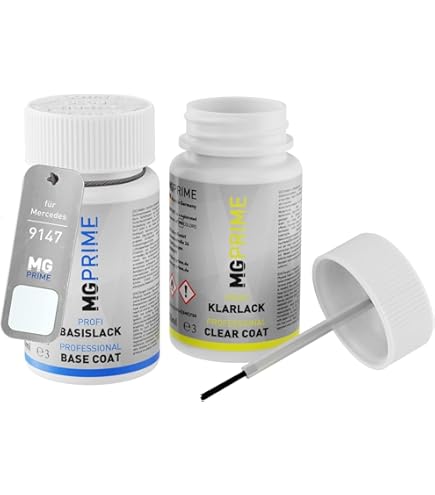 TRISTARcolor Peinture Voiture Bombe De Peinture Pour VW/Volkswagen LK7X Islandgrau Perl/Island Gray Perl Peinture De Base Aérosol 400 Ml