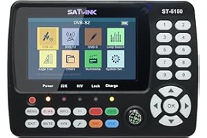 Weytoll Digital Satellite Finder ST-5150 Satellite Finder DVB-S2 / T2 / C COMBO HD Satellite TV Signal Finder Digital Handheld Signal Meter H.265 HEVC MPEG-4 4,3 pollici TFT LCD