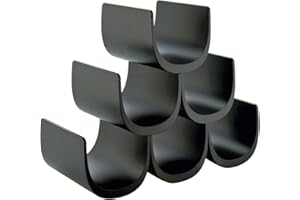 Alessi Noè GIA13 B - Portabottiglie di Design in Resina Termoplastica, Resina, Nero, 30 x 34.5 x 15.5 cm