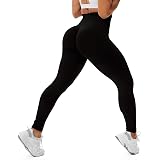 Leggings Donna Senza Cuciture, Vita Alta, Push Up, Per Yoga E Palestra, Taglie S/M/L/XL