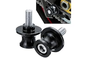 M8 Nottolini Cavalletto Moto, 2 Pcs Cavalletto Moto Posteriore, Cavalletto Centrale Moto, Cavalletto Alzamoto Posteriore, Universale Coppia di nottolini M8 alza moto Supporti per Forcellone Posteriore