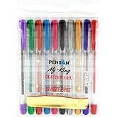 Pensan My-Kıng Simli Jel Kalem 10Lu Set - PE02227JK00S10