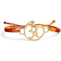 Minutiae Gold Plated Om Rakhi Bracelet For Brother | Religious Raksha Bandhan Gift With Spiritual Design - View #9