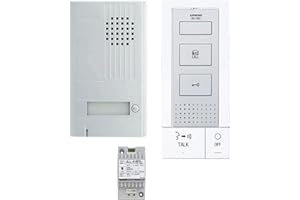 AIPHONE Kit portier Audio 2 Fil Mains Libres