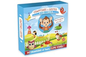 Deva jeunesse - Comptines à Gestes avec t des Paroles - 40 Titres de Comptines et Chansons pour Enfants, Maternelle et Bébés - Idéal pour Enfants de 3 à 5 Ans