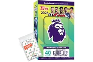COLLECT-IT.DE MY HOME OF CARDS + TOYS Paquete con topps – Premier League 2025/26 Trading Cards + fundas exclusivas Collect-it (1 caja de lata Mega de Globallers #2)