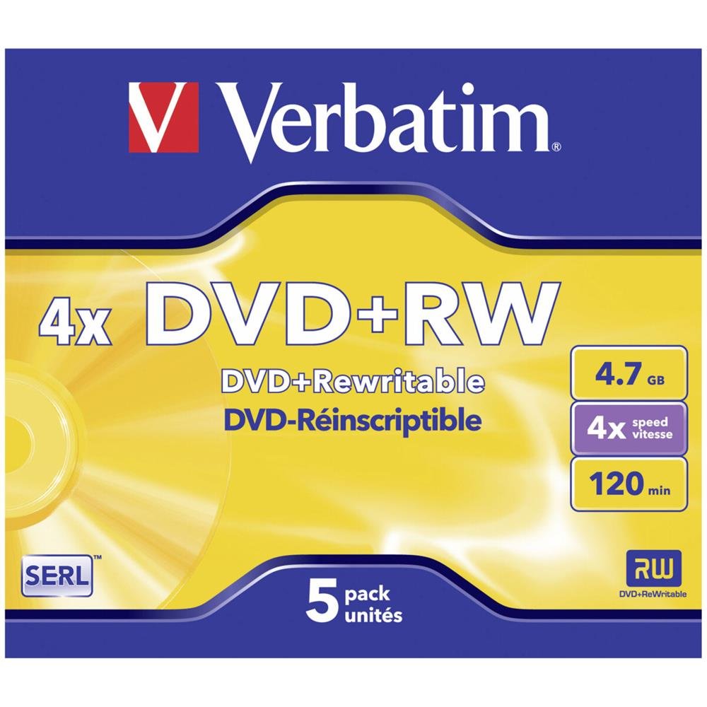 Reviewing Verbatim 43229 Blank DVD+RW 4X Disc Pack of 5 for Quality Storage