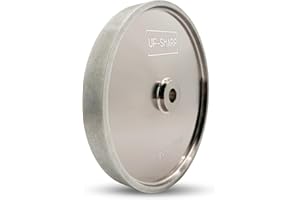 UF-SHARP CBN Grinding Wheel 8 inch 600 Grit, 1" Wide, 5/8" (15.875mm) Arbor, Suitable for All Kinds of 8-inch Bench Grinders (600 Grit)