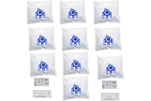 UTIZ 10 x Hoover Dustbags GN Complete C3 Vacuum Bags For Miele S2000 S5000 S8000 C3 Complete C2 Classic C1 Pack of 10 Bags & 2 Motor Filters & 2 Airclean Filters