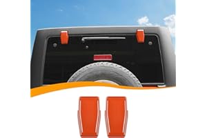 Hoolcar Rear Window Hinge Cover Liftgate Glass Hinge Cover for 2007-2017 Jeep Wrangler JK JKU Hardtop, Orange