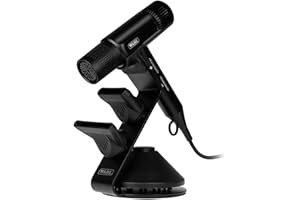 WAHL Vanquish Hair Dryer Stand, supporto per asciugacapelli e per gli accessori con connessione magnetica, base appesantita per maggiore sicurezza, struttura antiscivolo, colore nero